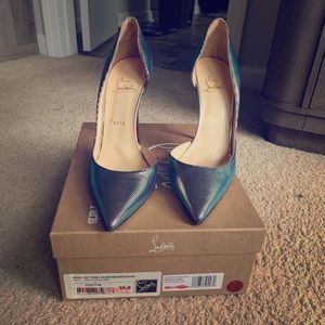 Christian Louboutin iridescent pumps
